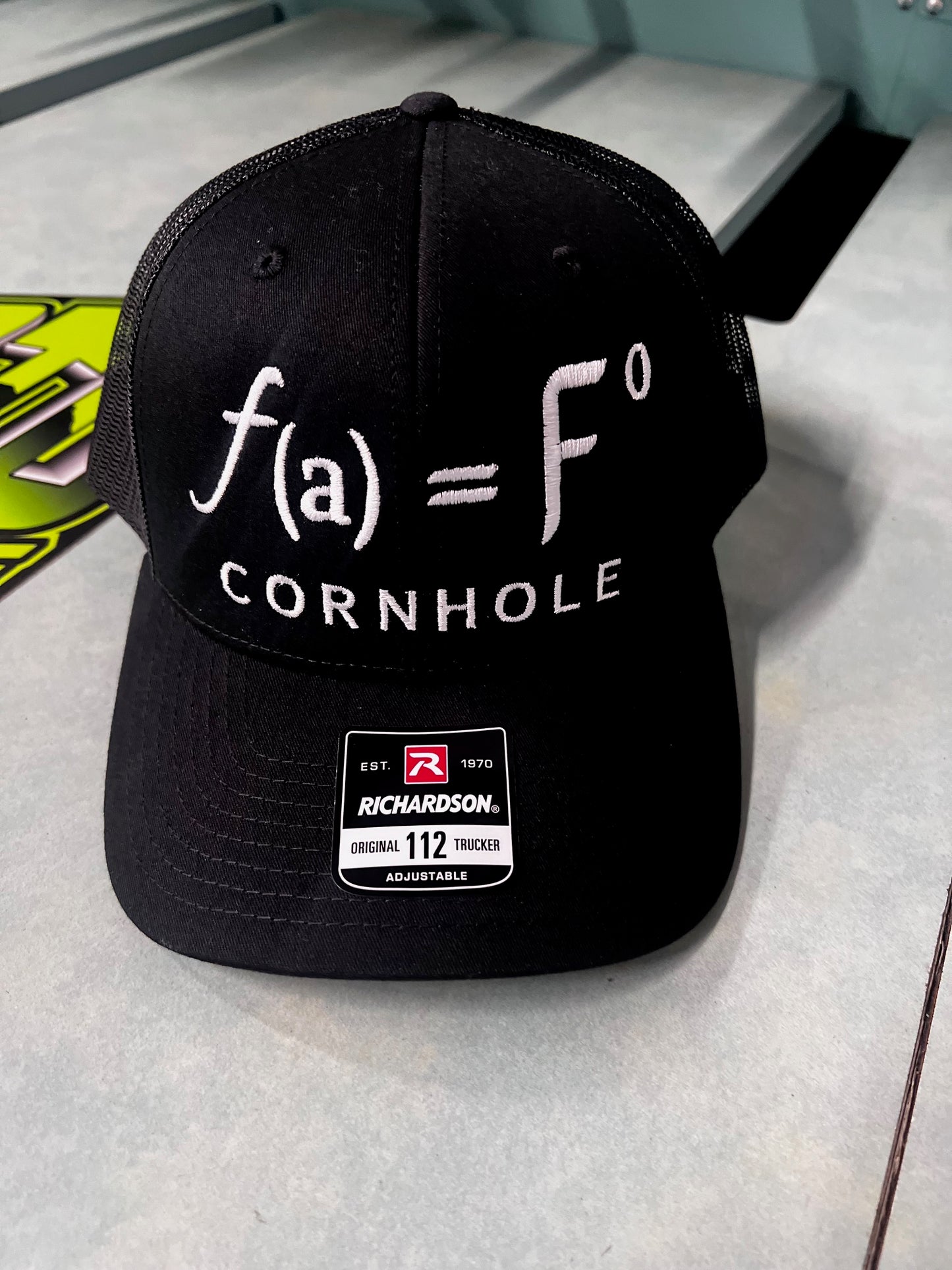 Black faafo "Math" hat